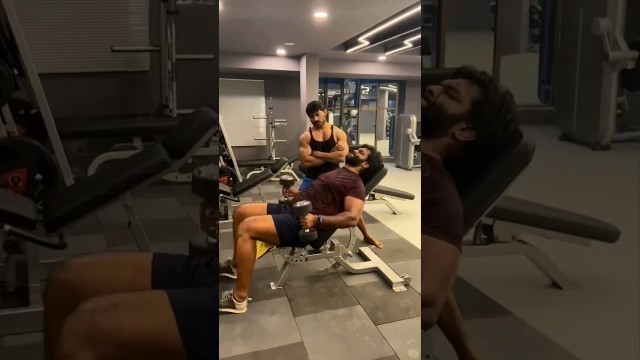 'Venkat Fitness Trainer with Actor Charandeep #venkatfitness #shorts #ytshorts'