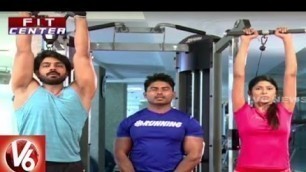 'Fit Center | Trainer Venkat Fitness Tips | Workout Without Equipment | Triceps | V6 News'