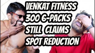 'Venkat Fitness Trainer Spot Reduction | False Information || Side Fat, Thigh Fat, Chest Fat |*CLAIMS'