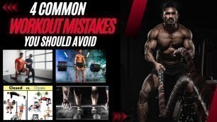 '4 Biggest Workout Mistakes You Should Avoid Right Now || VENKAT FITNESS TRAINER'