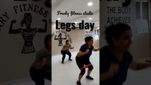 'lesgs day different workout in freaky fitness studio #trainer #fitnessmotivation #legs #personal'