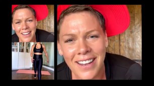 'P!nk Instagram Live Workout #2 with Jeanette Jenkins | April 24, 2020'