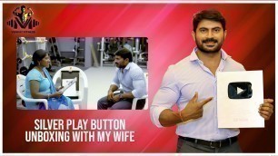 'Silver Play Button Unboxing With my Wife || Venkat Fitness Trainer Hyderabad'