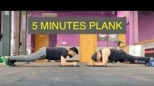 'HOW TO DO 5 MINUTES PLANK with variations TRY with your Freaky Partner.'