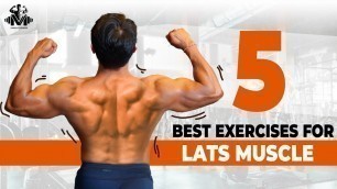 'Best 5 Exercises for Lats || V Shape Back Workouts in Telugu'