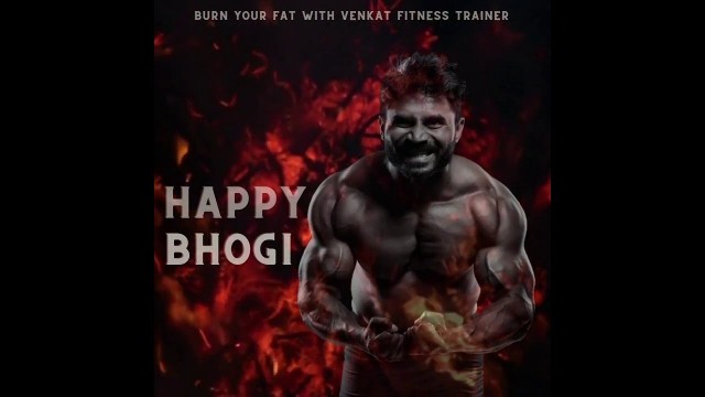 'Happy Bhogi 2021 || Happy Sankranthi || Venkat Fitness Trainer #shorts #withme'