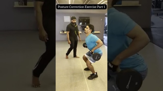 'Funny Posture Correction Exercises Part 1 #shorts #funnyshorts #posturecorrector'