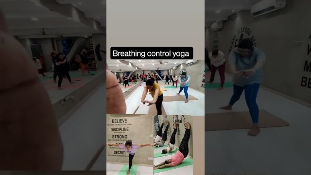 'breathing control yoga in FREAKY fitness #yoga #breath #yogapractice #yogainspiration #power'