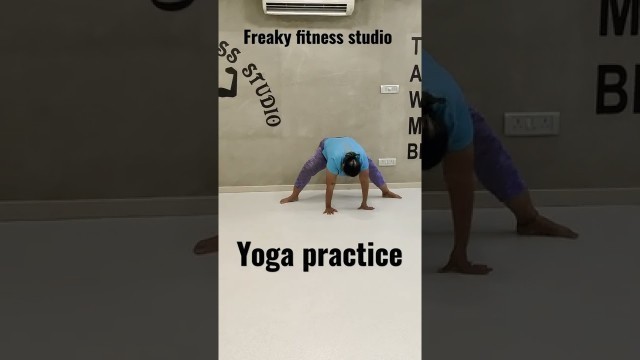 'freaky fitness studio #personaltrainer #yogapractice #yoga #yogaforbeginners #freak #fitnessjourney'