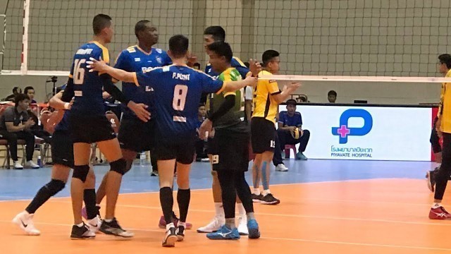 'NK Fitness Samutsakhon vs Air Force - CP volleyball thailand league 2018'