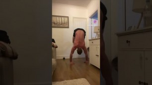'Handstand push-up fail 