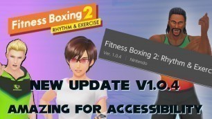 'NEW Fitness Boxing 2 Update v1.0.4 - AMAZING Accessibility Update from Imagineer!'