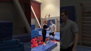 'Our girlfriends try men’s gymnastics 