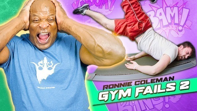 'Ronnie Coleman REACTS to Insane GYM FAILS!!!'