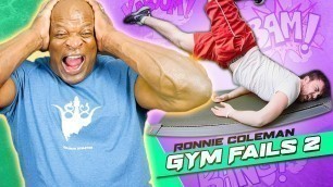 'Ronnie Coleman REACTS to Insane GYM FAILS!!!'
