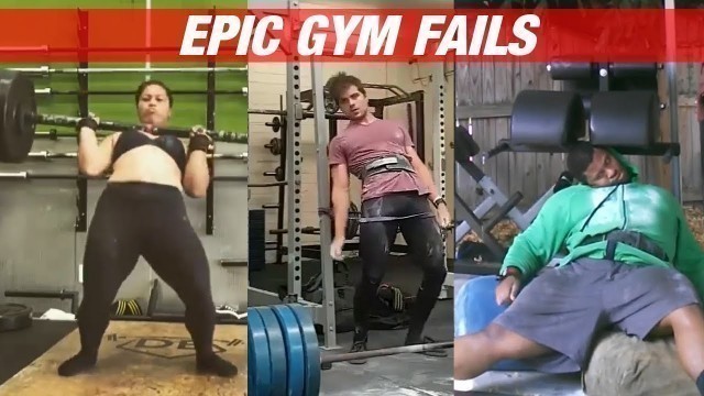 'HEAVY LIFT CROSSFIT AND WEIGHTLIFTING STYLE | EPIC GYM FAILS'