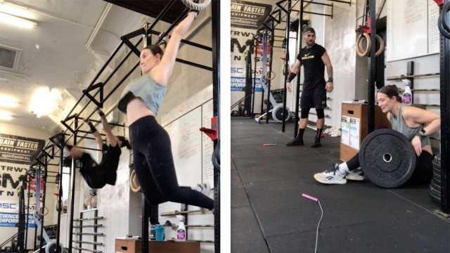 'Girl\'s Pull Up Fails On Bar (Hilarious Gym Fails)'