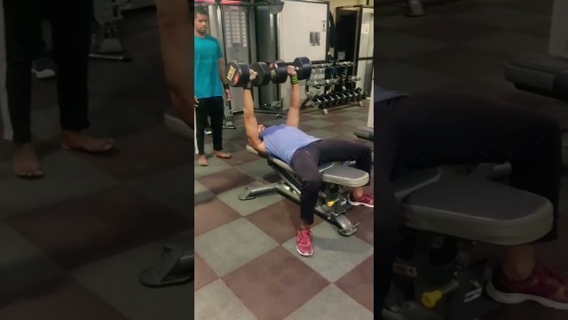 'Again fail #fitness #gym #gymmotivation #fitnessmotivation #chest #chestpress @mohitgaur3976'