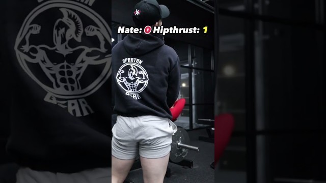 'Nate VS Hipthrust - Gym Fail - #gym #workout #fitness #foodchallenge #cheatmeal'