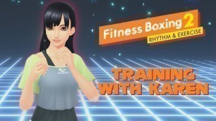 'Training Against Karen! Fitness Boxing 2: Rhythm & Exercise (Gameplay)'