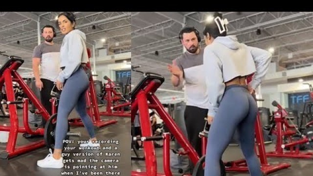 'Woman Gets Called Out For Filming In The Gym'