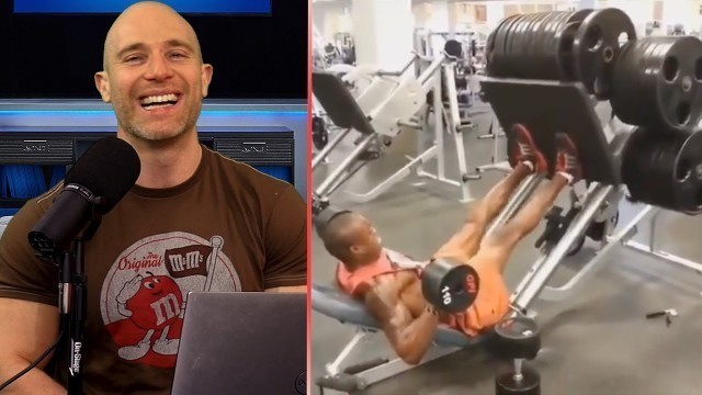 '\'STUPID PEOPLE IN GYM FAIL COMPILATION\' REACTION!!'