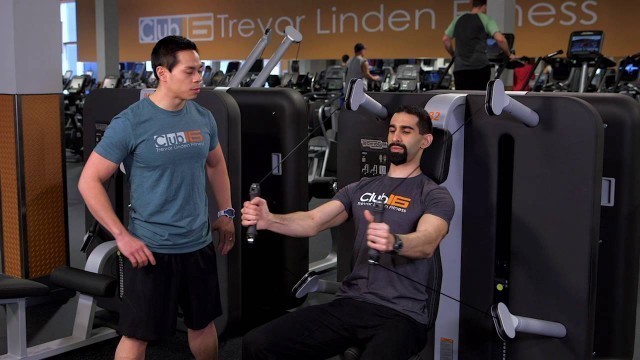 'Global Fitness Tips - Seated Cable Chest Press'