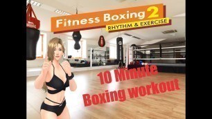 '10 Minute Beach Workout Fitness Boxing 2 Day 7 on Nintendo Switch Fun Fun Way To Lose Weight'