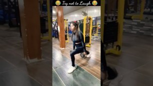 'Gym fail ❌ TRY NOT TO LAUGH 