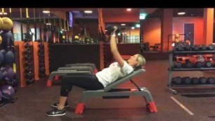 'Orangetheory Fitness - Exercise of the week - Incline Chest Press'