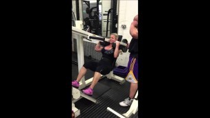 'Sarah Hallett Pendulum squat. Total Fitness Emporium Gym'