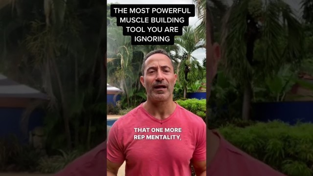 'The most powerful muscle building tool #fitness #workout #bodybuilding #exercise #fit #gym #muscle'