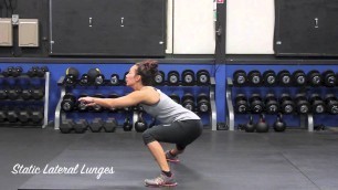 'Static Lateral Lunges - Reign Fitness & Performance'