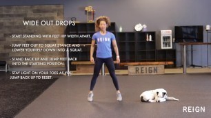 'Wide Out Drops | Exercise Demo Reign Fitness'