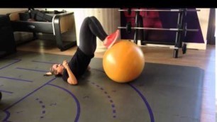 'Evolve Fitness 365 - Swiss ball hamstring curl'