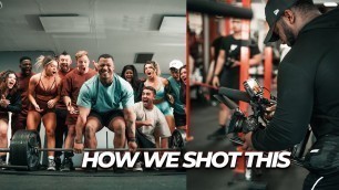 'Filming Multi Camera Fitness Commercial For Gymshark'