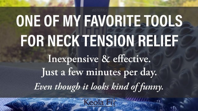 'Neck Tension Relief Tool | Wellness #shorts - Keola® Fitness'