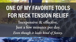 'Neck Tension Relief Tool | Wellness #shorts - Keola® Fitness'