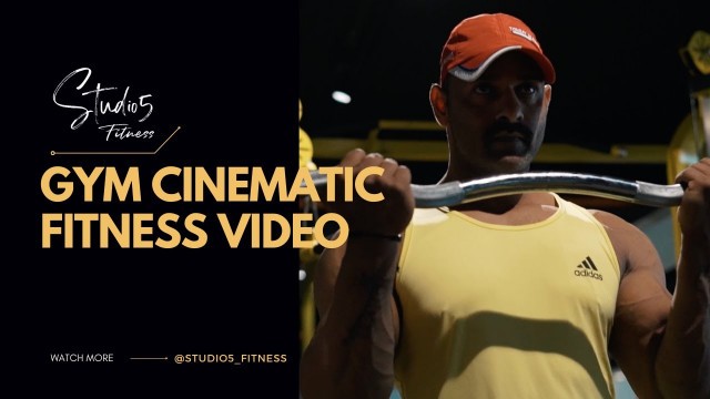 'Cinematic Gym Fitness Video | Fitness Commercial'