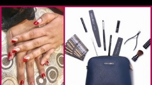 'Modelones Nail Art Tool Set With Shoulder Bag || Review || Fitness And Lifestyle'