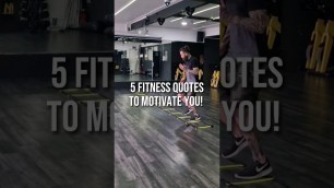 '5 Fitness Quotes To Motivate You. #motivation #motivationquotes #quotes #fitnessquotes #quote'