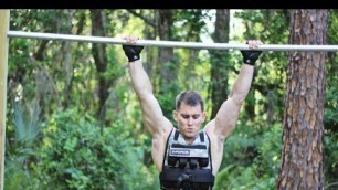 'Best weighted vest for pull-ups! 50 pull-ups with 25lb vest'