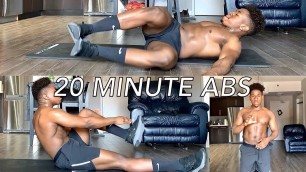 20 MINUTE ABS WORKOUT AT HOME WITH NO EQUIPMENT