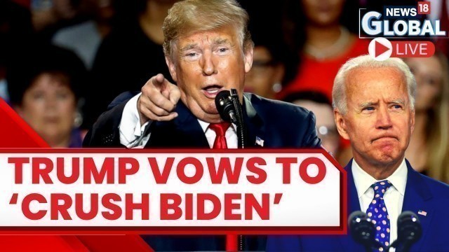 'Trump Vs Biden News LIVE | Trump Says \"Crooked Joe Biden\" Poses A \'Threat To Democracy\' | Trump News'