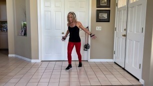 'Short Upper Body Workout with Resistance Bands | Fitness Over 50'