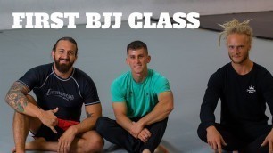 'FIRST BJJ CLASS FOR COREY HALL FITNESS'