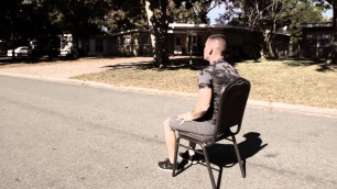 'Crazy chair trick by Corey Hall'