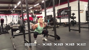 'Gracie V - LA Fit Expo Meet Prep - Classic Raw 148s - 9 wks out'