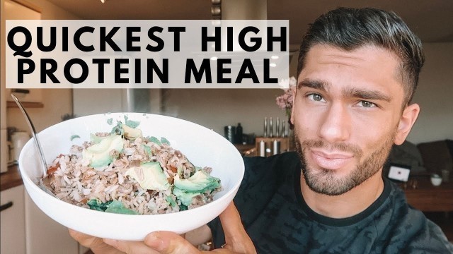 Quick & Easy High Protein Meal In Under 5 Minutes