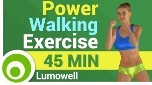 'Power Walking Exercise at Home - 3 Miles'